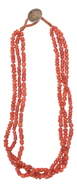 Antique Coral Beads From Morocco