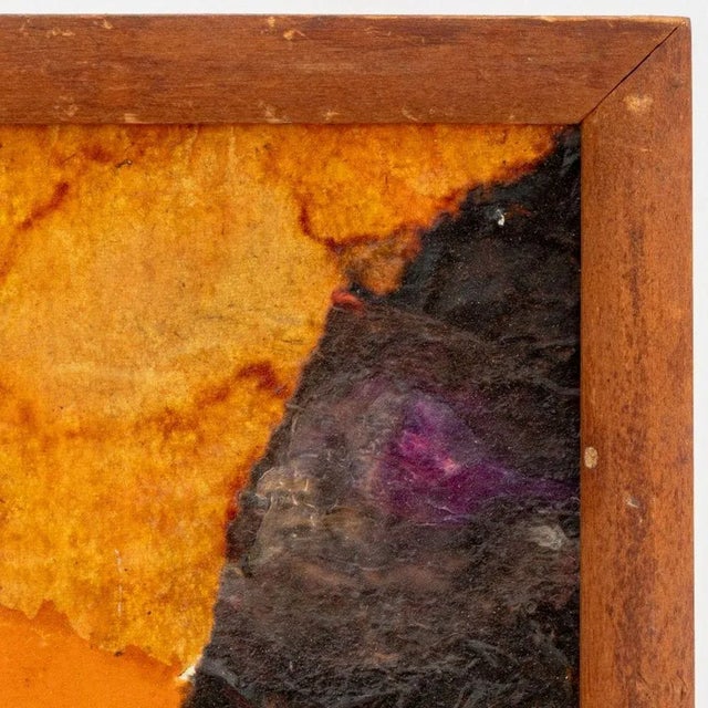 1960s Elfi Schuselka Figural Composition Mixed Media, 1965 For Sale - Image 5 of 6