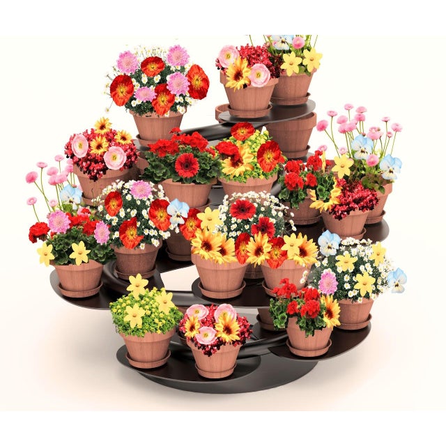 Contemporary "Floating Garden" Planter Shelves Display Table For Sale - Image 3 of 3