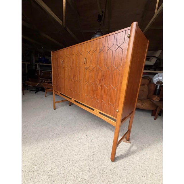 Mid-Century Modern Swedish High Sideboard by David Rosen for Westbergs Möbler For Sale - Image 9 of 18