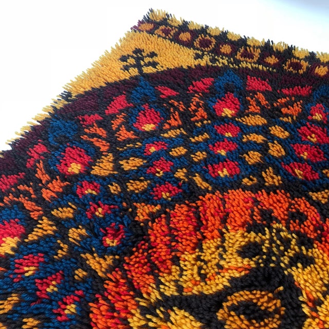 High Pile Rya Rug by Ege Rya for Taepper Deluxe, Denmark, 1970s For Sale - Image 16 of 18