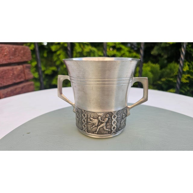 Silver Pewter Vase/Pitcher, 1970s, Itb Norway For Sale - Image 8 of 8