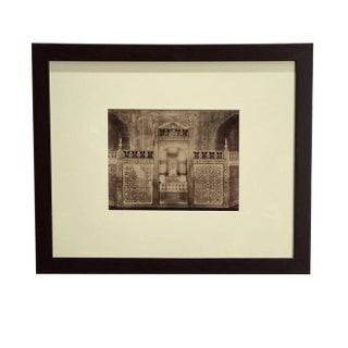 Antique Photograph of the Interior of the Taj Mahal For Sale