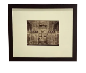 Antique Photograph of the Interior of the Taj Mahal