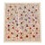 Square Ivory Silk Suzani Tapestry With Pomegranates For Sale