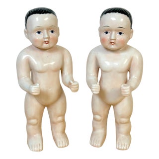 Pair of 'Gemini' Twin Frozen Charlie Figures For Sale