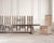 A monumental bespoke walnut trestle dining table designed by Marshall Watson for Ferrell + Mittman in High Point, North...