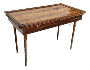 Antique Folding 19th C. Wooden Camp or Gaming Table