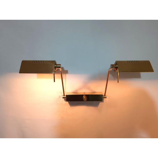 Mid-Century Dual Articulated Brass Sconce from Luci Italia, 1980s For Sale - Image 14 of 17