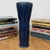 Rustic Tall Deep Blue Glazed Ceramic Vase with Wide Mouth For Sale - Image 3 of 7