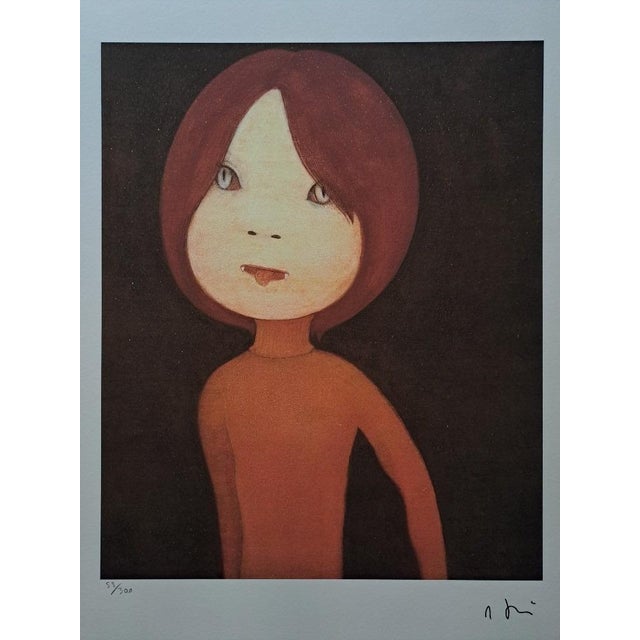 Nara Yoshitomo "girl" Limited Edition Lithograph (After) Limited Edition Lithograph of 300 - Numbers signed in Pencil....