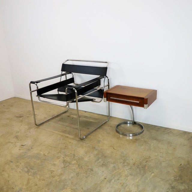 Brown 1970s Pair of Nightstands in the Style of Boris Tabacoff For Sale - Image 8 of 17