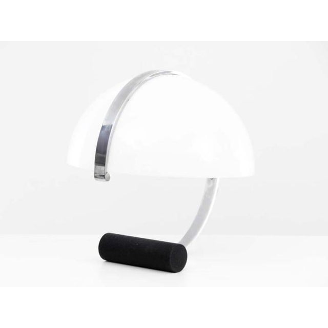 Globe Shaped Acrylic Glass Table Lamp attributed to Stilnovo for Artimeta, 1960s For Sale - Image 10 of 10
