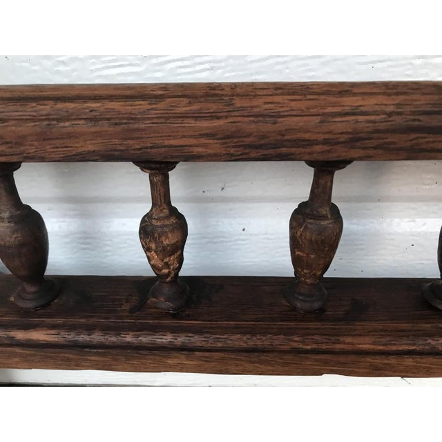 Art Nouveau Black Oak Desk, 1920s For Sale - Image 4 of 18