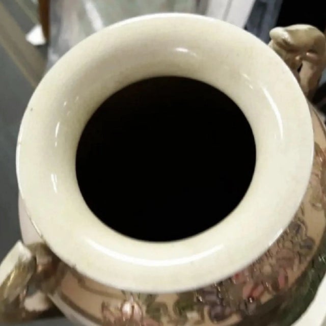 19th Century Antique 19th Century Japan Moriage Vase For Sale - Image 5 of 11