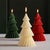 Contemporary Twinkle Tree Holiday Candles, Set of 6, Green For Sale - Image 3 of 6