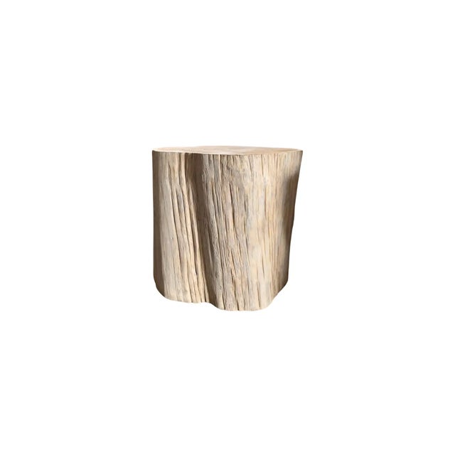 A wonderfully organic round side table. Its neutral pigment and subtle wood texture makes it perfect for any space. This...