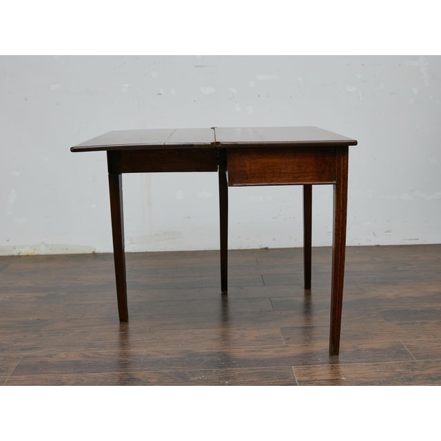 Georgian English Oak Lift-Top Table, Circa 1800 – Versatile Antique Desk For Sale - Image 12 of 12