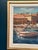 Mid-Century Modern Ellis Wallin, Boats in the Harbor, 1950s, Oil on Canvas, Framed For Sale - Image 3 of 18