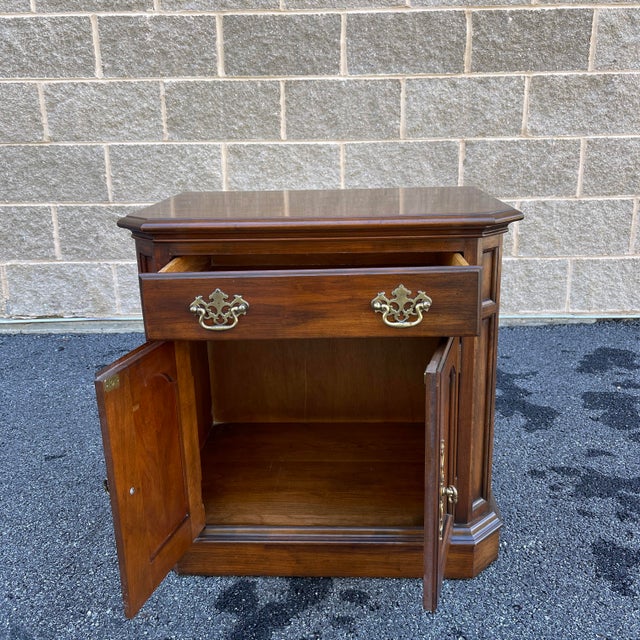 Vintage Pennsylvania House Traditional Cherry Commode Style Nightstand