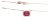 Timeless Ruby Necklace w Earth Mined Diamonds in Solid 14K Rose Gold EM 7x5mm For Sale