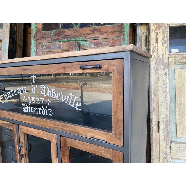 Industrial Apothecary Cabinet For Sale - Image 4 of 6