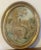 English 1800 George III Silk Embroidery of a Shepherdess with Her Sheep in Original Brass Frame For Sale - Image 3 of 11