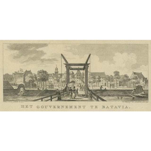 Batavia Market Scenes & Government House, 1780, Print For Sale - Image 4 of 10