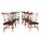 Vintage Ethan Allen Old Tavern Fiddle Back Chairs – Excellent Condition For Sale - Image 10 of 12
