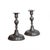 German Pewter Baroque Candlesticks, 1750, Set of 2 For Sale - Image 4 of 4