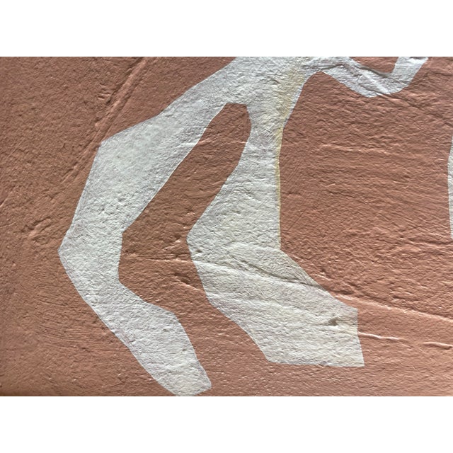 2020s A 2026 Pair of Abstract Botanical Paintings on Canvas by Artist r.k. Red For Sale - Image 5 of 6