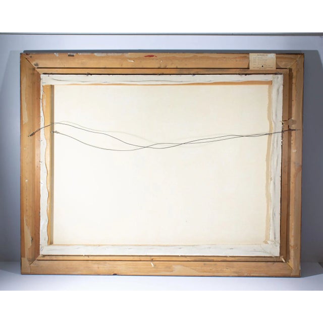 Purple “Striped Stockings” Acrylic on Canvas Painting by Alan Lane Gass For Sale - Image 8 of 8