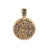 18k Yellow Gold Blue Sapphire Baguette Pendant With Diamonds, 4.14 Ct VRJewels For Sale - Image 4 of 8