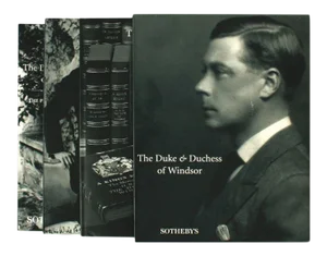 The Duke and Duchess of Windsor Sotheby's 1997 Auction Cataloge Slipcase - Set of 3