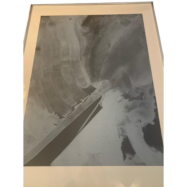 Matsumi Kanemitsu (American | 1922-1992) Untitled abstract, pencil signed and numbered lithograph, 1/30 1977. Matted and...