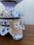 Dresden Signed Porcelain Centerpiece Bowl- Applied Flowers, Cherub Faces For Sale - Image 4 of 12