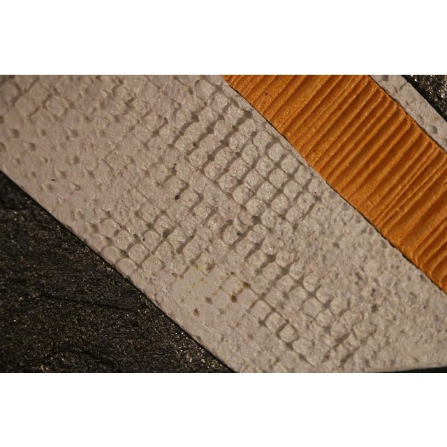 Early 21st Century Vintage Painting in Lime, Clay, Plaster and Waxed Concrete by Véronique Lamothe For Sale - Image 5 of 7