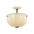 Hudson Valley Lighting Nevins 14 in. 1 Light Semi Flush in Distressed Bronze Finish For Sale