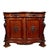Napoleon III Mahogany Curved Buffet For Sale - Image 5 of 6