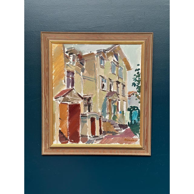 Gösta Stawåsen, Södra Kyrkogatan 50, 1970, Oil on Canvas, Framed For Sale - Image 16 of 16