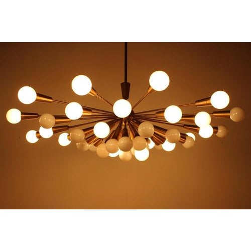 Large Mid-Century Modern Sputnik Pendant Light, 1960s For Sale - Image 13 of 18