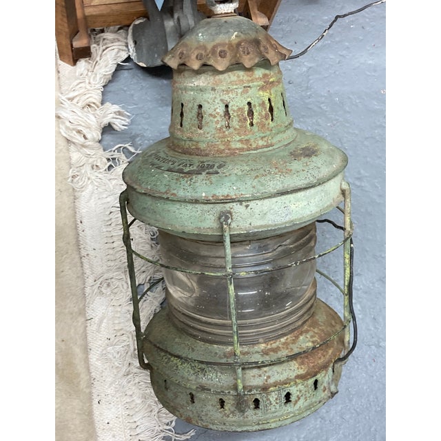 Antique Procter Port Lantern For Sale - Image 6 of 11