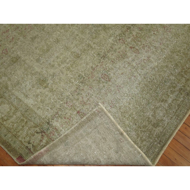 One-of-a-kind worn early 20th-century Turkish rug. 6'7'' x 9'8''