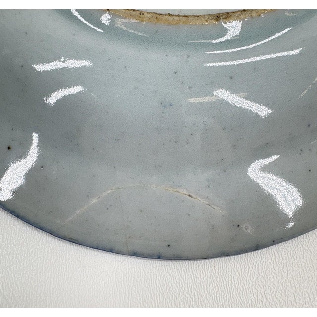 Pair of 19th Century Chinese Export "Canton" Blue & White Shallow Bowls, 8.75" For Sale - Image 9 of 9