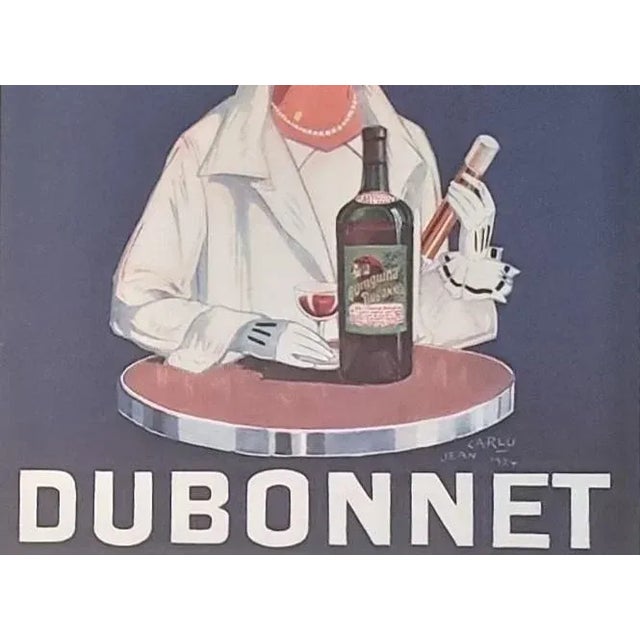 Blue 1924 Rair PAIR-Dubonnet Print-By Jean Carlu, Matted For Sale - Image 8 of 9