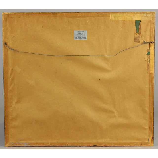 F. Hanfstaengl Antique Set of 3 Tinted Lithographs Rococo Comedia Dell'Arte For Sale - Image 12 of 12