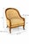 Mid-Century Modern 1950s Tomlinson of High Point Tufted Barrel-Back Lounge Chair on Original Casters For Sale - Image 3 of 8