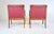 Mid Century Modern Lounge Chairs by Erwin Lambeth, Cane & Mahogany For Sale In Philadelphia - Image 6 of 11