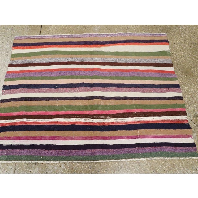 Galerie Shabab Collection Mid-20th Century Persian Flatweave Kilim Rug For Sale In New York - Image 6 of 9