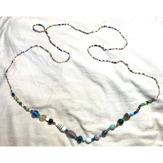 Glass Antique European Trade Bead Necklace (Primarily Bohemian/Czech and Venetian/Murano) For Sale - Image 7 of 11